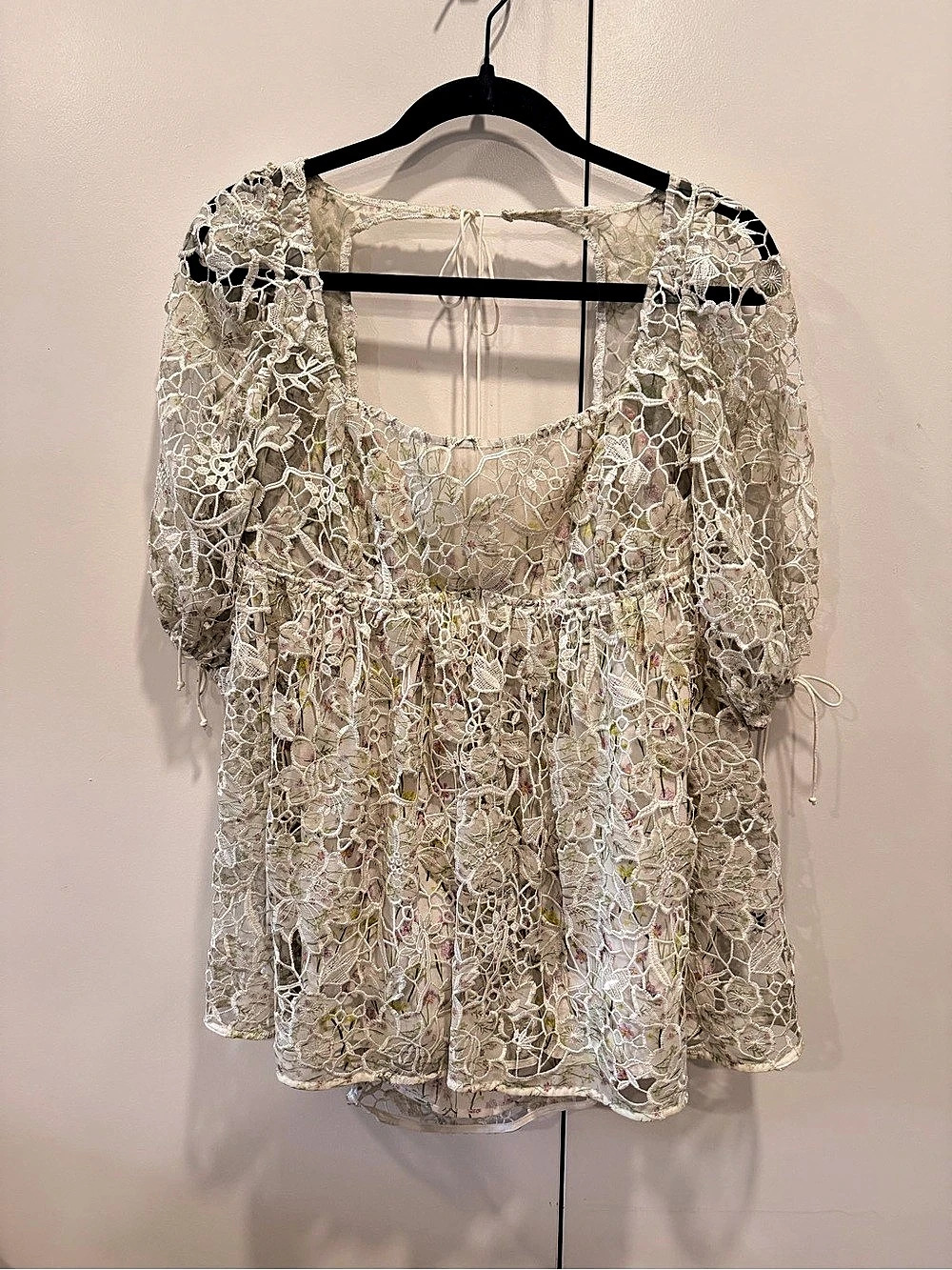 Floral Lace mini dress- For Love & Lemons
